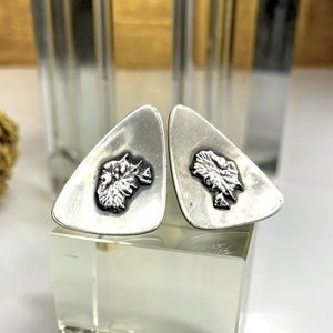 DANISH STERLING Godtfred B.Brøchner 830 Silver Vintage Articulated Modernist